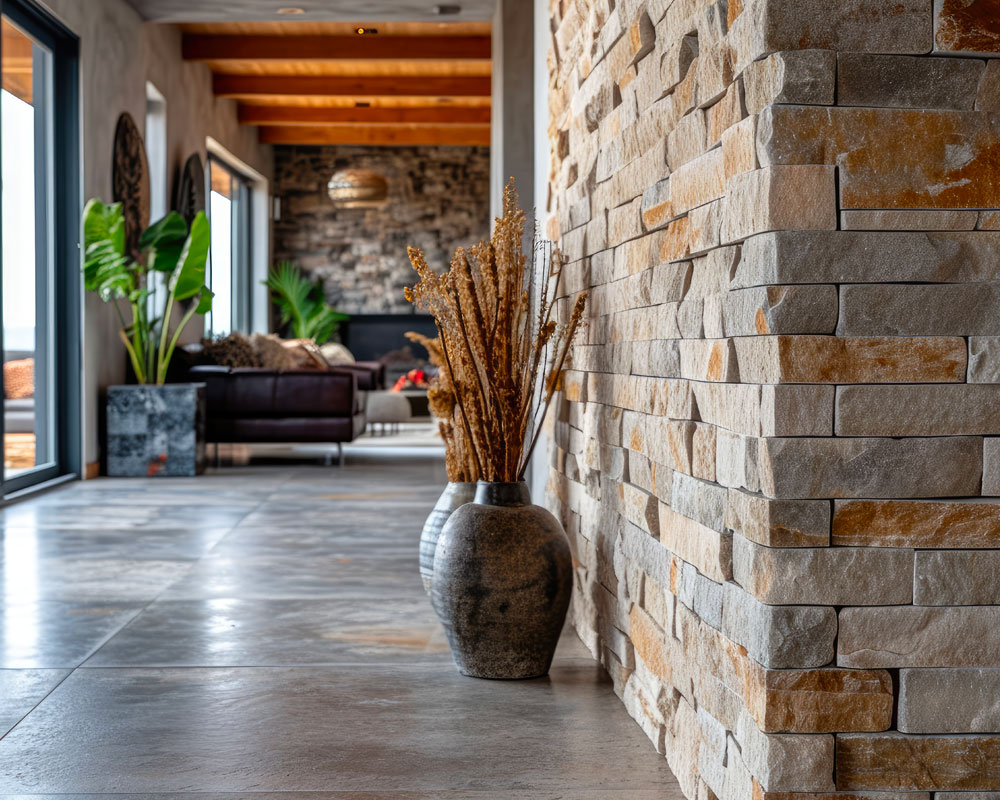 Evinizde Rustik Dokunuşlar: Duvar Kaplamada Tuğla ve Kayrak Taşı Trendi